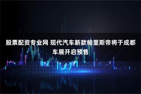 股票配资专业网 现代汽车新款帕里斯帝将于成都车展开启预售