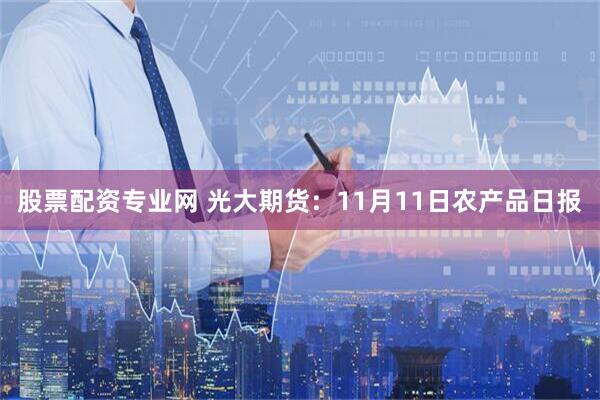 股票配资专业网 光大期货:11月11日农产品日报